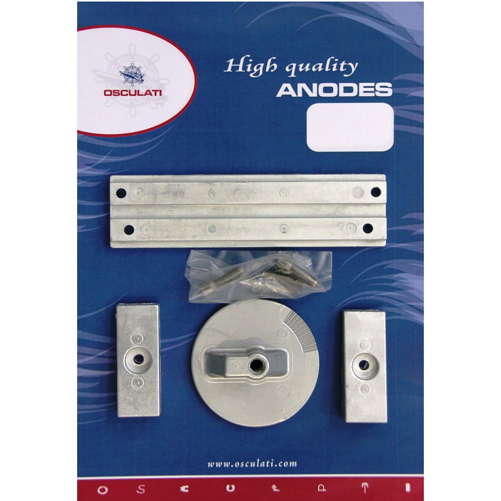Tecnoseal Anode Kit W/Hardware - Mercury Verado 4 - Zinc,WBAUVB00KE5NSNM